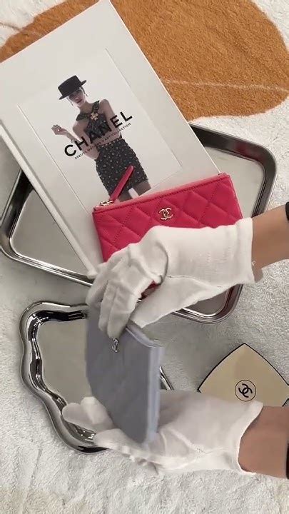 CHANEL 一字零錢包 開箱！香奈兒入門商品！Classic mini pouch .